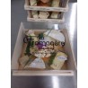 Plateau de fromages Noël 2024 support bois  4/6 personnes - 700 g